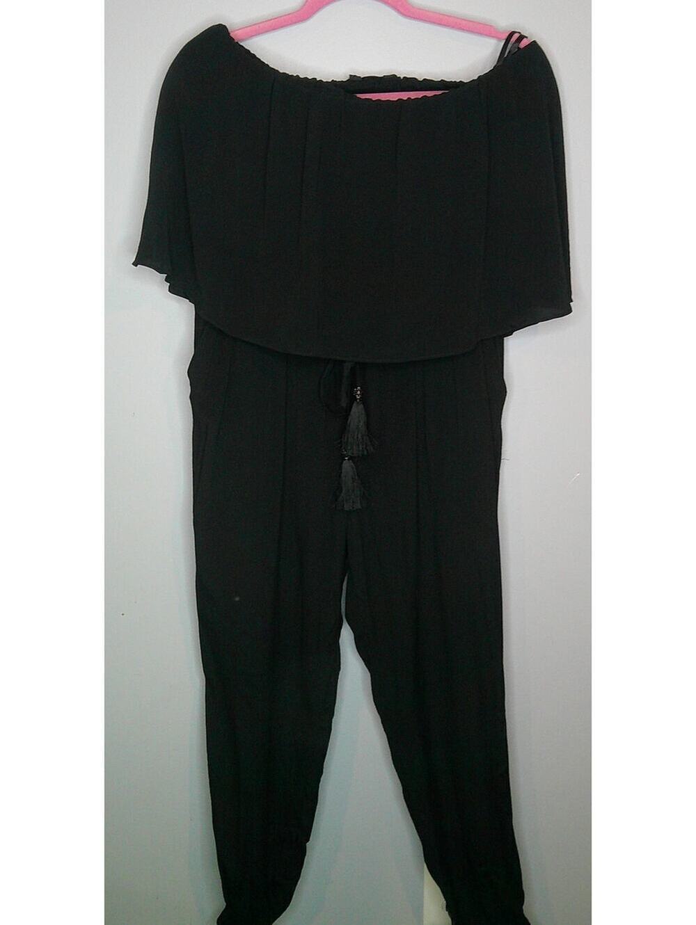 White House Black Market Off the Shoulder Jumper Women's 10 Black New